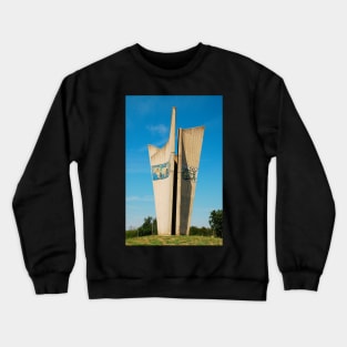 Monument in Plovanija Crewneck Sweatshirt